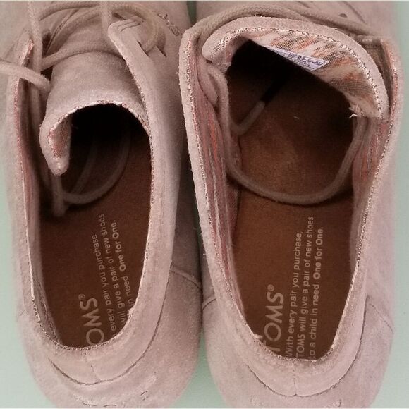 Toms Suede Wedge Ankle Boots - Picture 6 of 8